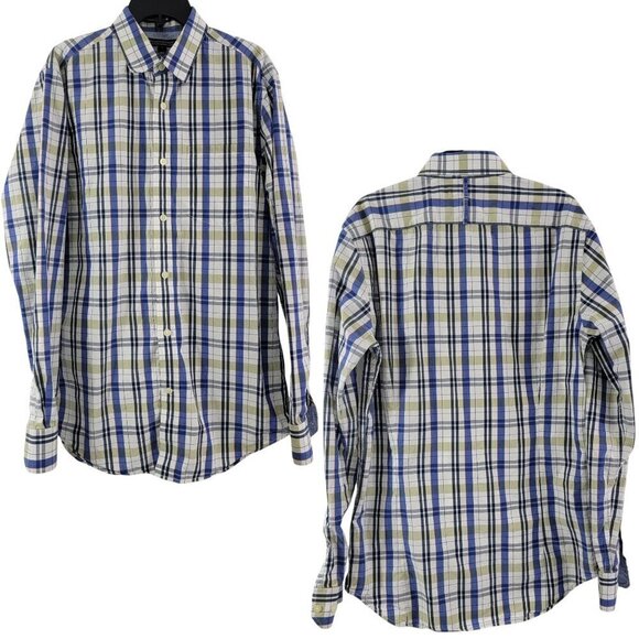 Banana Republic Soft Wash Tailored Slim Fit Men's Button Up L/S Shirt – Sma - Picture 1 of 14